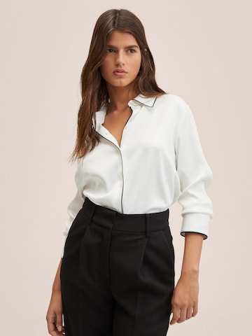 MANGO Blouse 'Mikaela' in Wit: voorkant