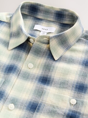 Next Regular fit Button Up Shirt in Green