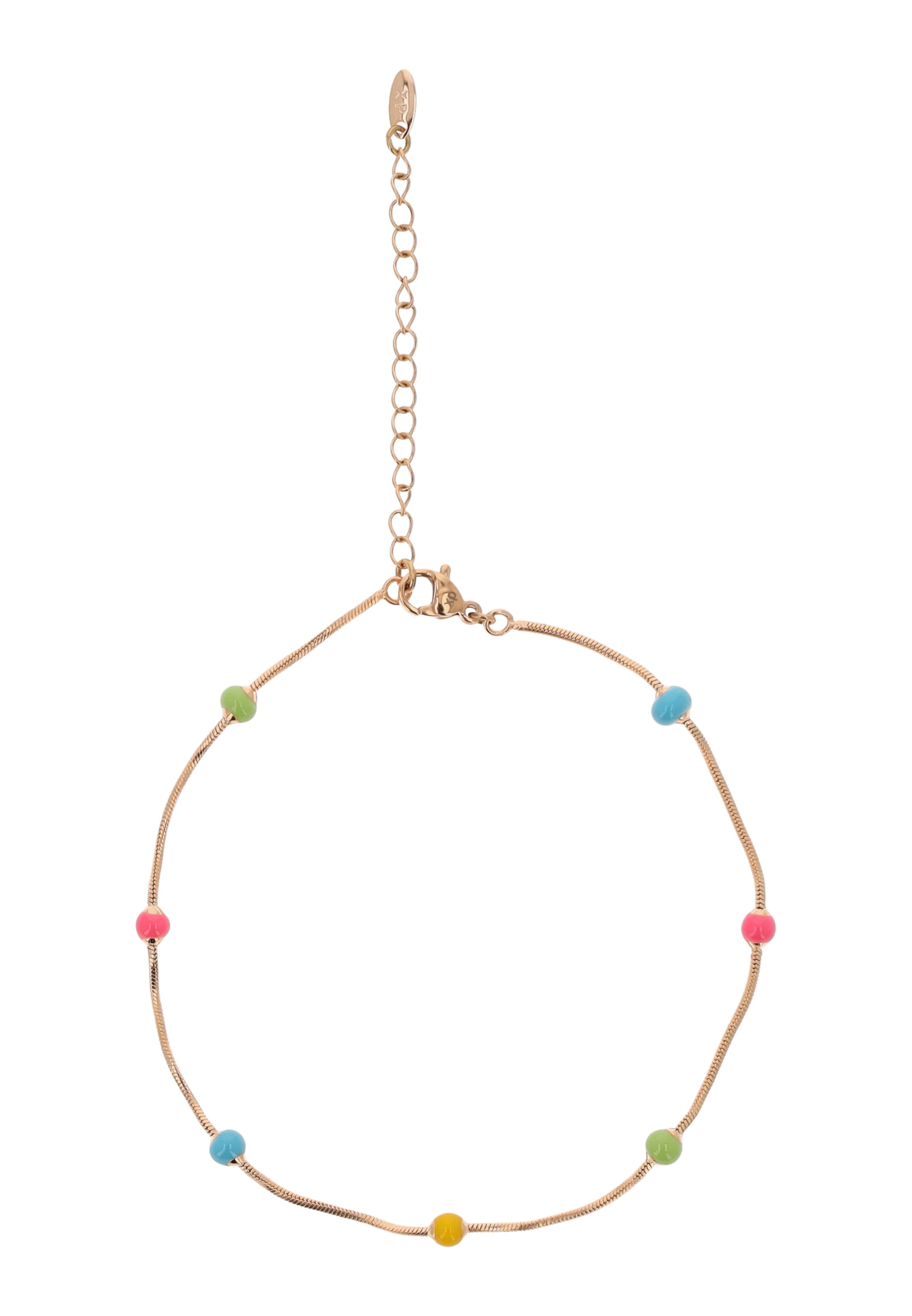 IZIA - Joyería para pies en oro: frente