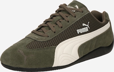 Sportbačiai be auliuko 'Speedcat' iš PUMA, spalva – tamsiai žalia / natūrali balta, Prekių apžvalga