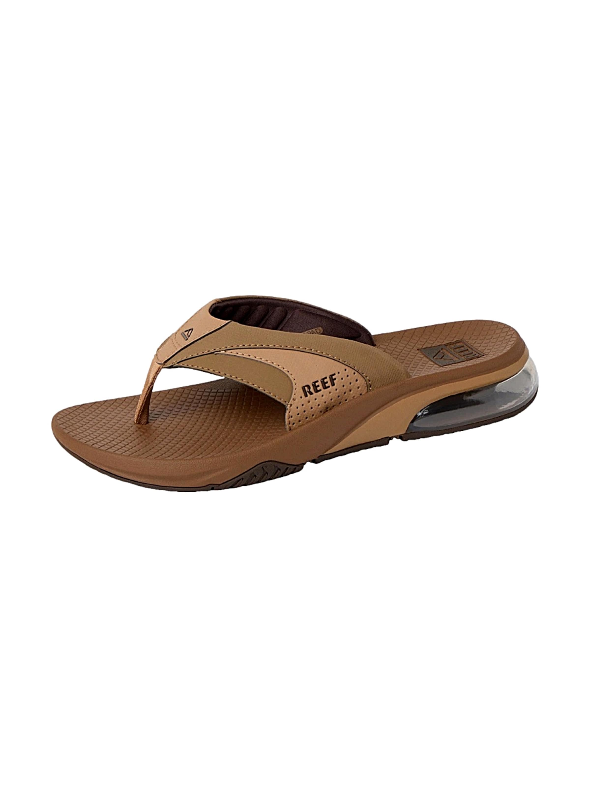 Infradito 'FANNING +' di REEF in beige: frontale