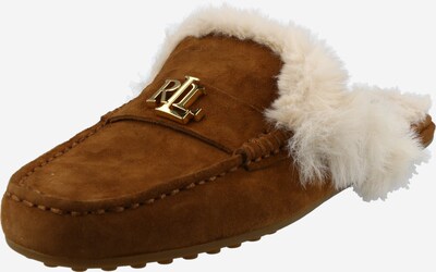 Lauren Ralph Lauren Pantolette 'SAVANAH' in braun / wollweiß, Produktansicht