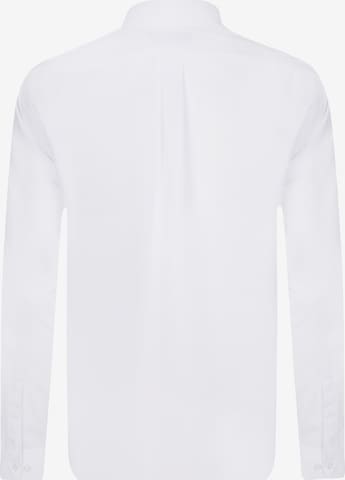 Jimmy Sanders - Ajuste regular Camisa en blanco