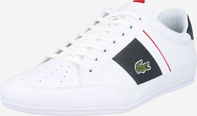 LACOSTE Sneaker 'Chaymon' in dunkelblau / grün / hellrot / weiß, Produktansicht