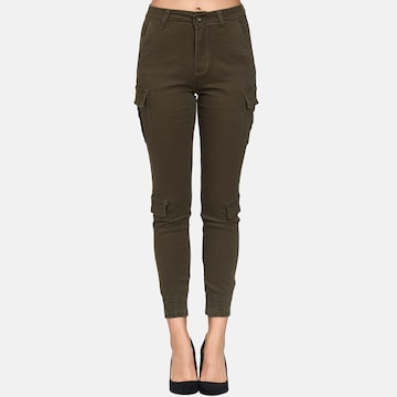 Elara Cargobroek in Groen: voorkant