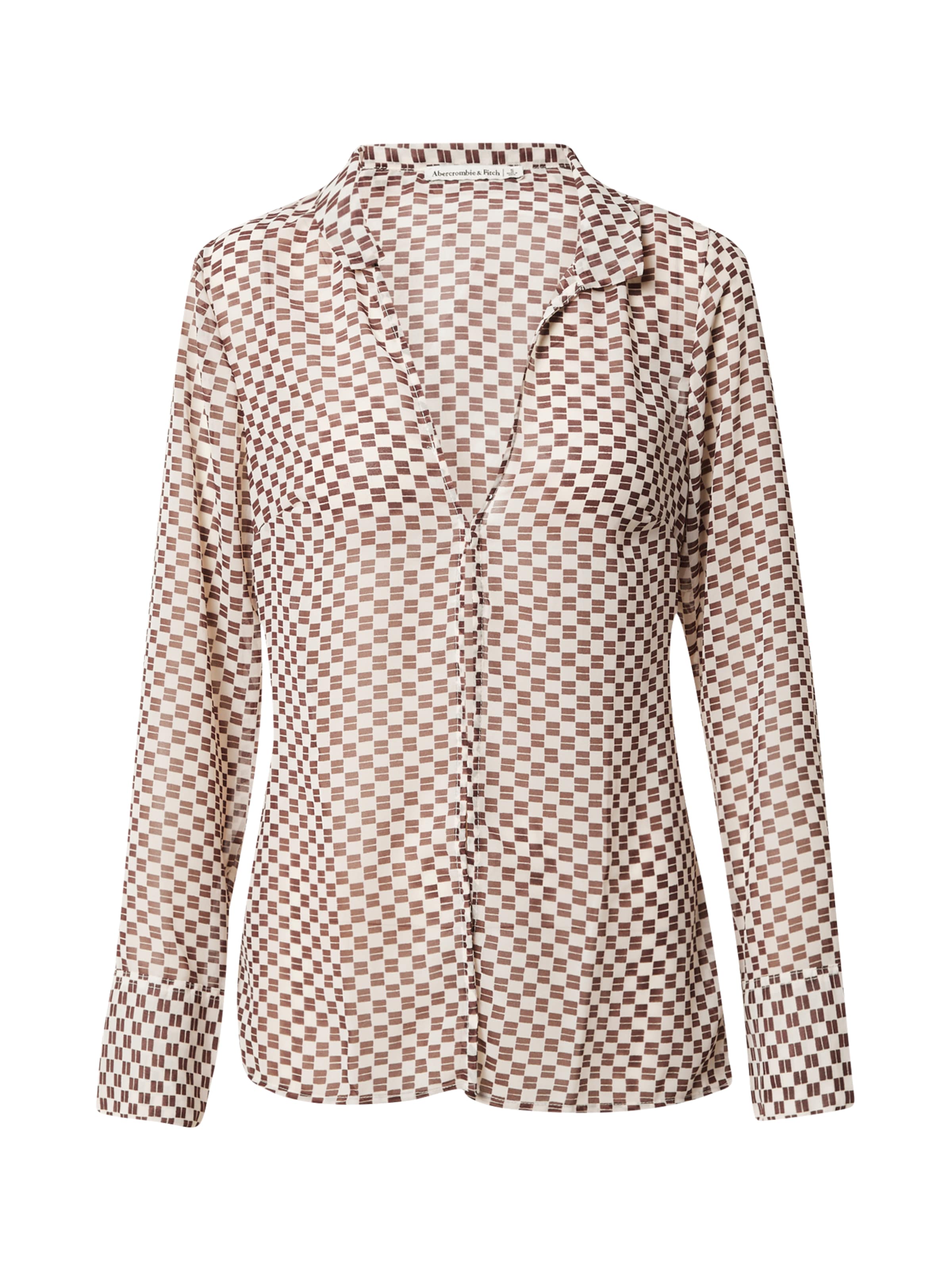 Frauen Blusen & Tuniken Abercrombie & Fitch Bluse in Braun - FF13468 Frauen Blusen & Tuniken Abercrombie & Fitch Bluse in Braun - FF13468