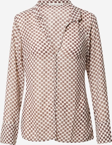 Camicia da donna di Abercrombie & Fitch in marrone: frontale