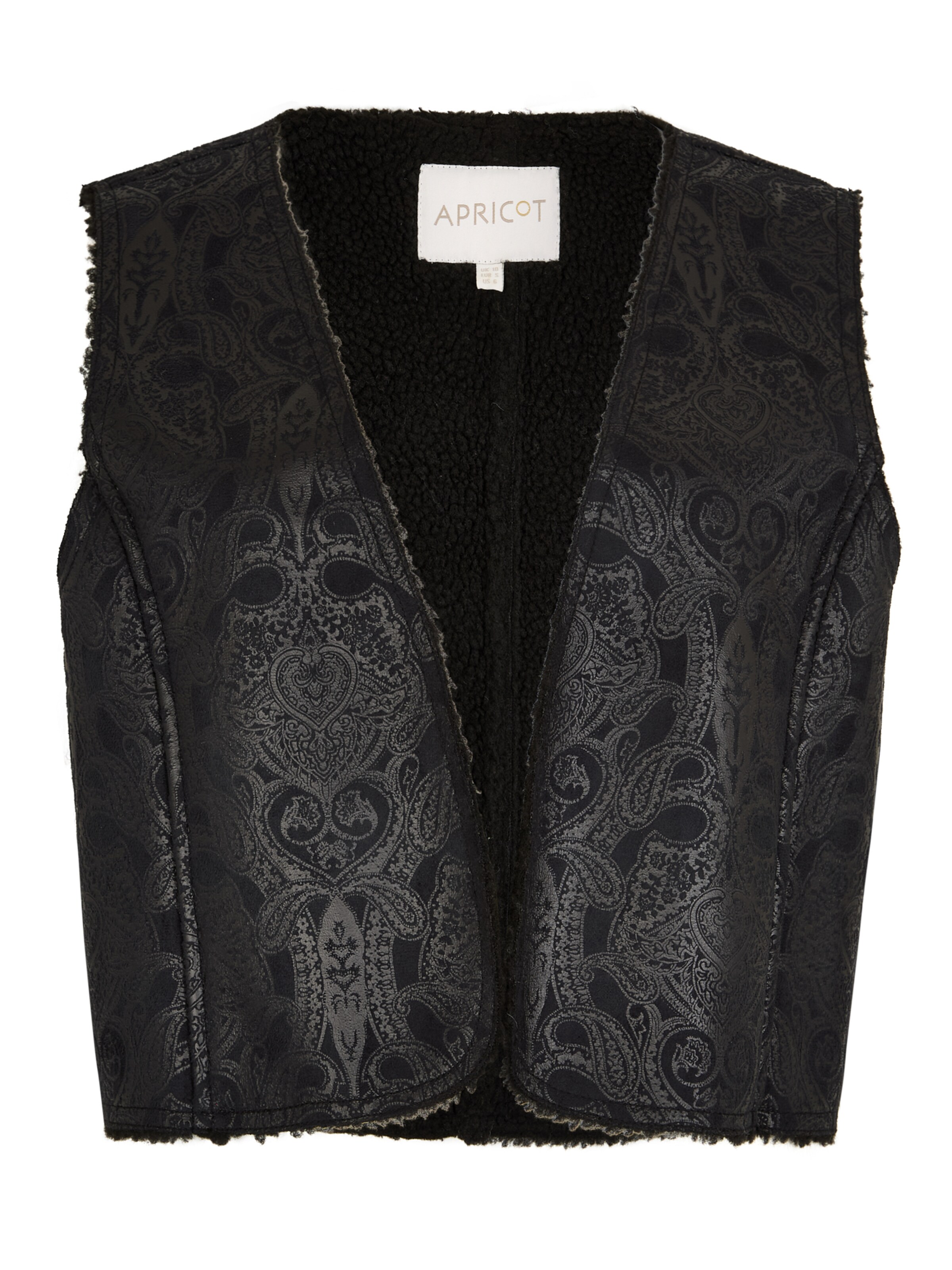 Haut ' ' Apricot en noir : devant