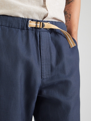 Kronstadt Štandardný strih Chino nohavice 'Corn' - Modrá