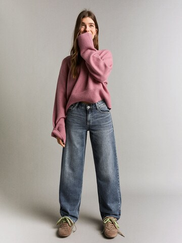 Bershka Barrel Jeans i blå