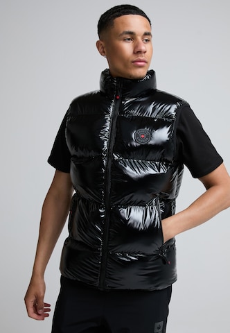 Zavetti Canada Bodywarmer 'Palzino' in Zwart: voorkant