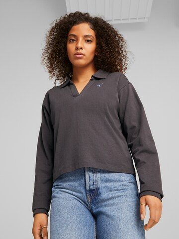PUMA Sportshirt  'POWER' in Grau: Vorderseite