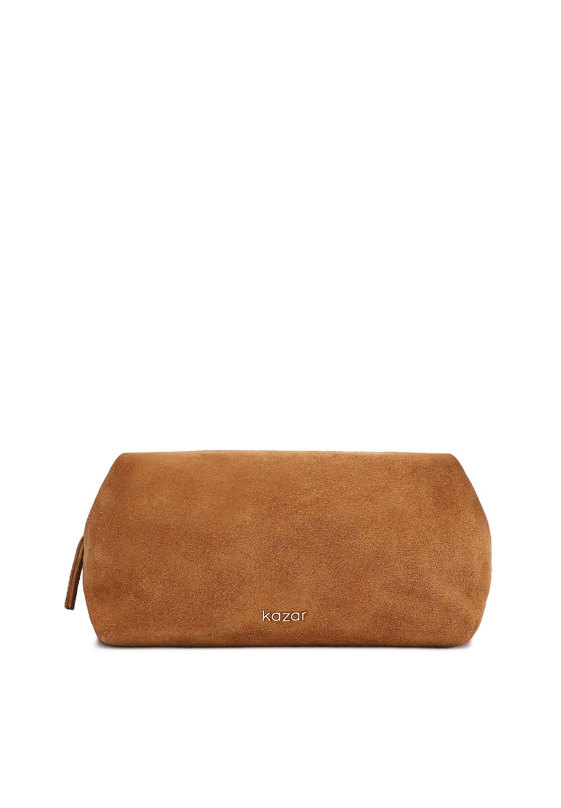 Trousse de maquillage Kazar en marron : devant