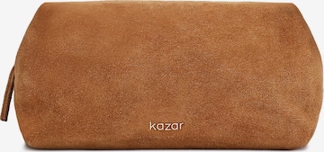 KazarKozmetička torbica - smeđa boja: prednji dio