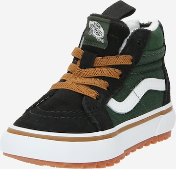 Baskets 'SK8-Hi' VANS en vert : devant