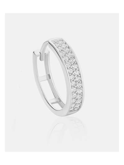 DIAMANT LETERNEL Boucles d'oreilles 'Ohrringe aus 585 Weißgold' en One Size en argent, Vue avec produit