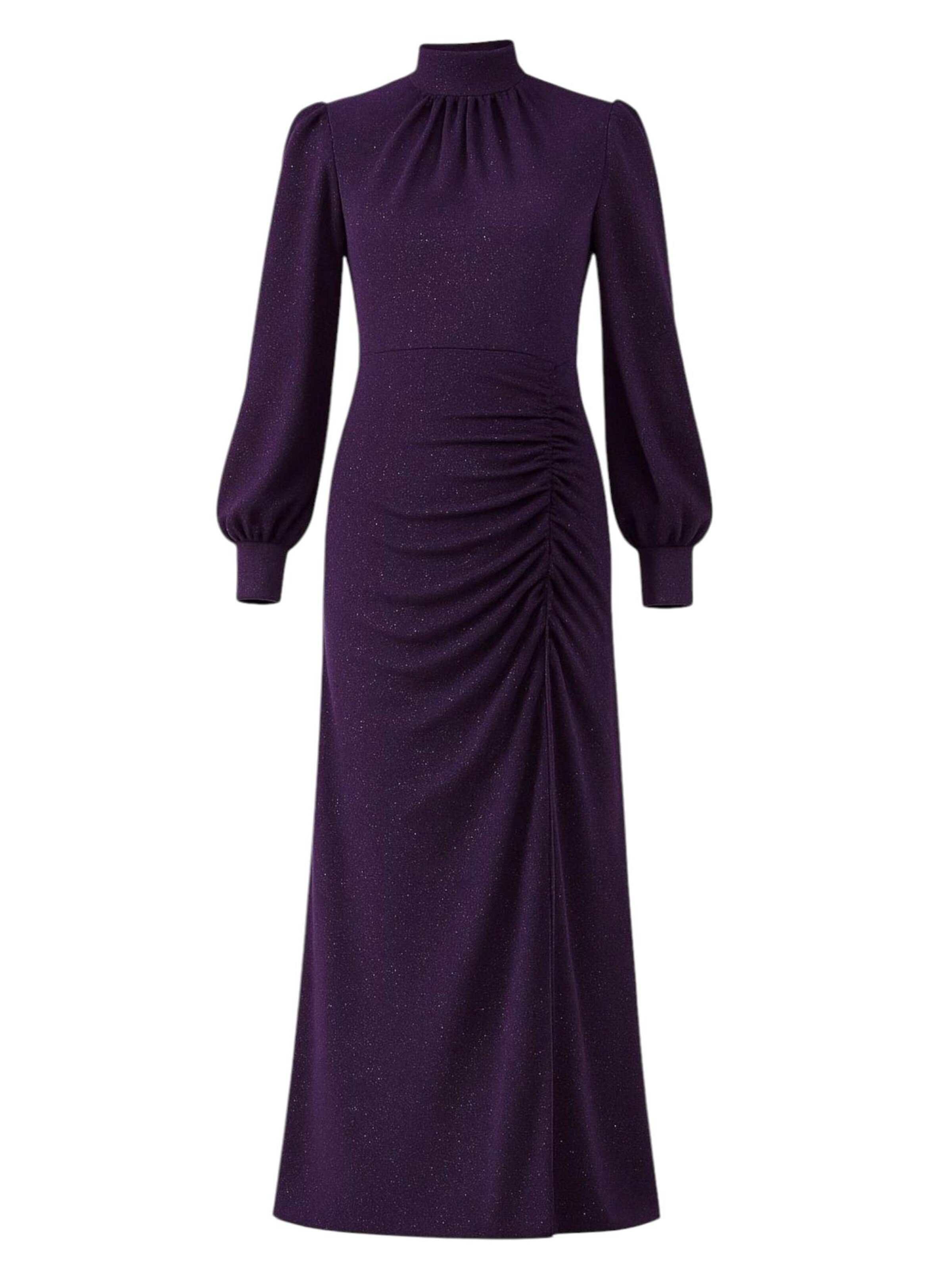 fashionshowcase Avondjurk 'RÜYA' in Lila: voorkant