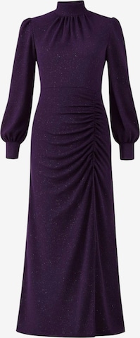 fashionshowcase Avondjurk 'RÜYA' in Lila: voorkant