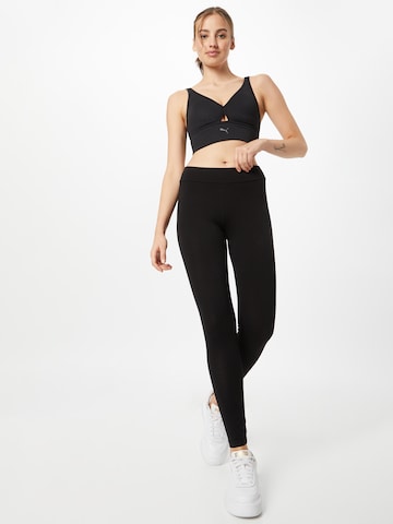 PUMA Skinny Sportbyxa i svart