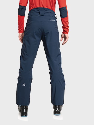 Schöffel Regular Outdoor Pants 'Weissach' in Blue