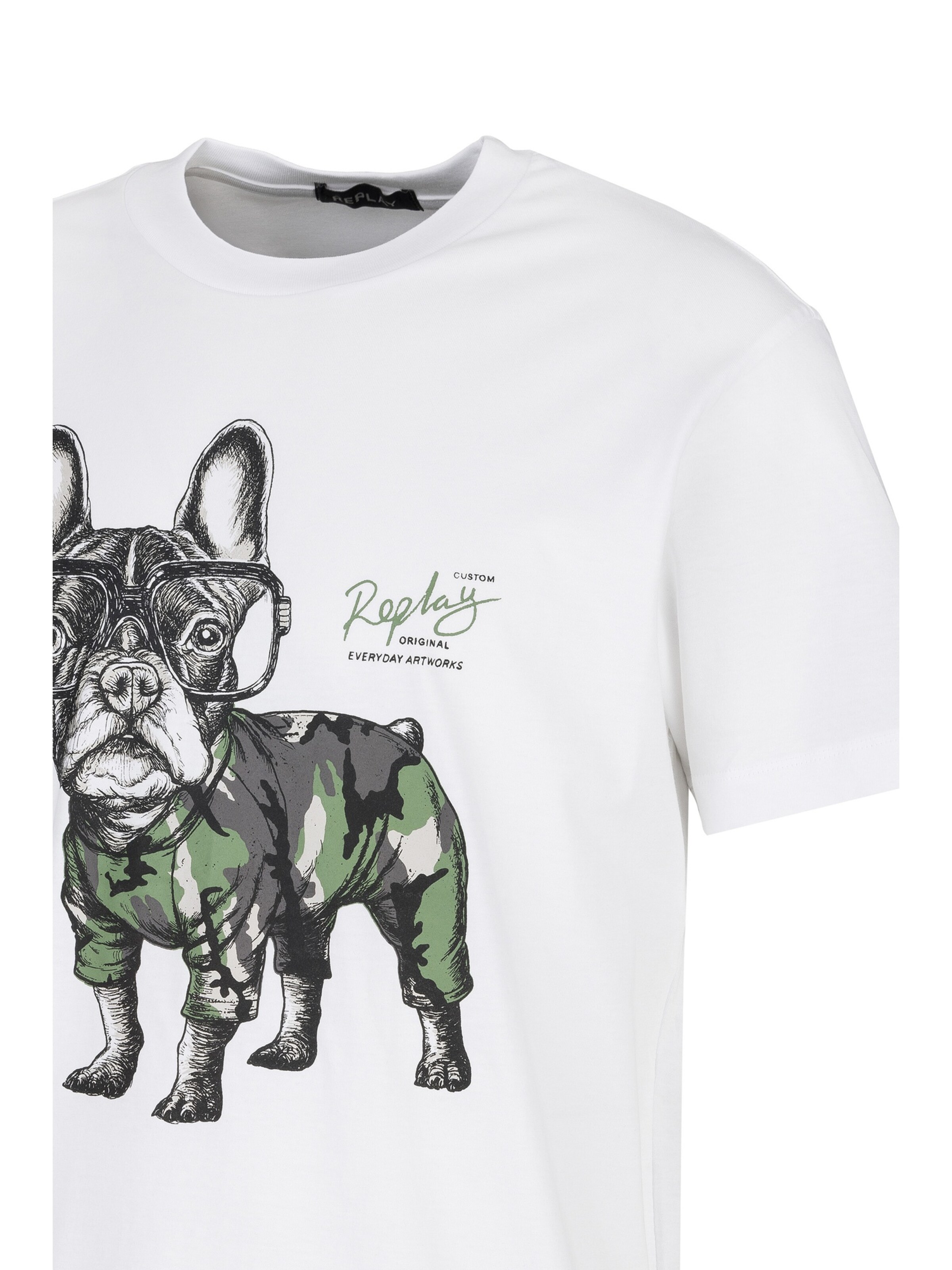 T-Shirt REPLAY en blanc