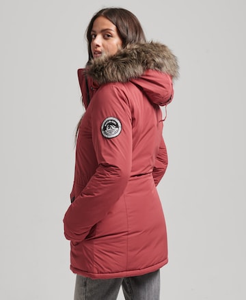 Parka d’hiver 'Ashley' Superdry en rouge