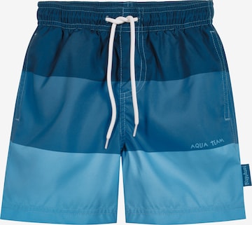 Shorts de bain PLAYSHOES en bleu : devant