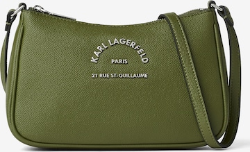 Borsa a tracolla di Karl Lagerfeld in verde: frontale