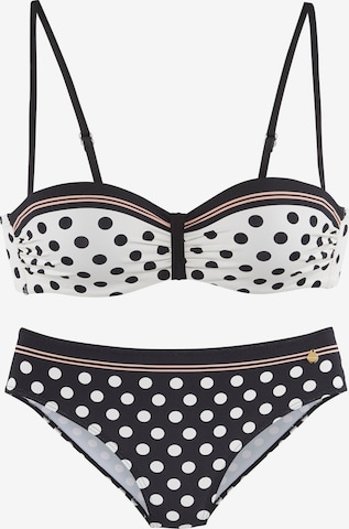 LASCANA Bikini värissä musta: etupuoli