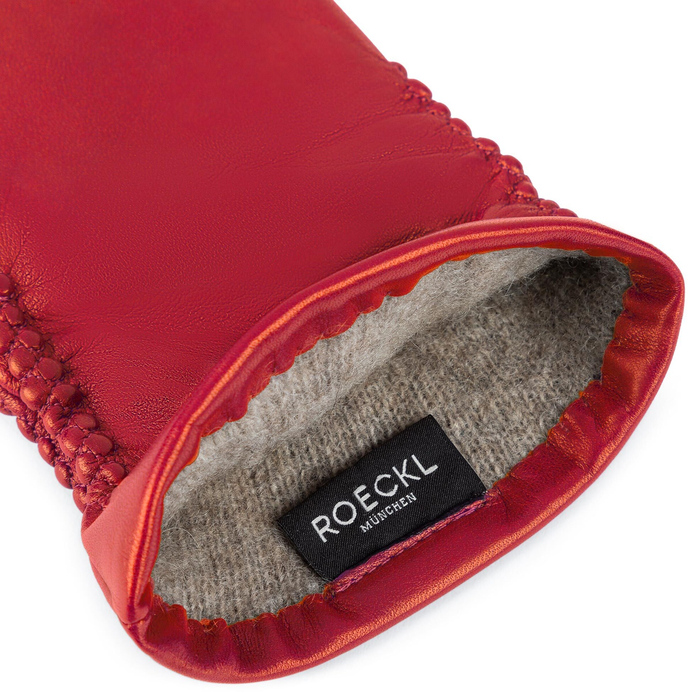 Roeckl Full finger gloves 'REGINA' in Red