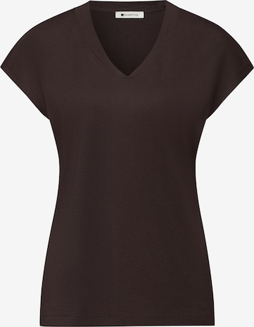 STREET ONE Shirt in Brown: front