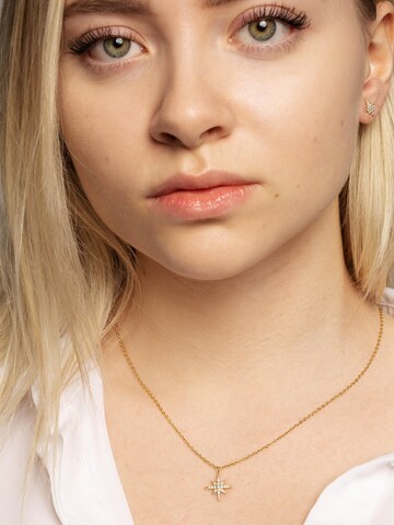 Fiocco Jewelry Necklace 'Luna' in Yellow