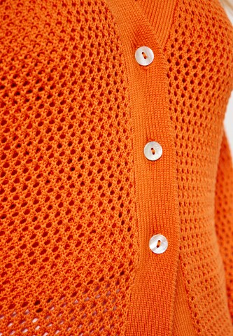 ebeeza Knit Cardigan in Orange