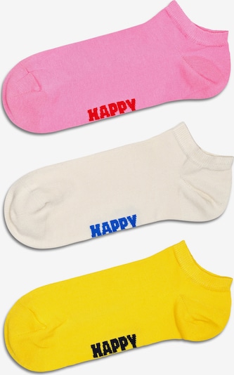 Happy Socks Къси чорапи в бежово / синьо / жълто / розово, Преглед на продукта