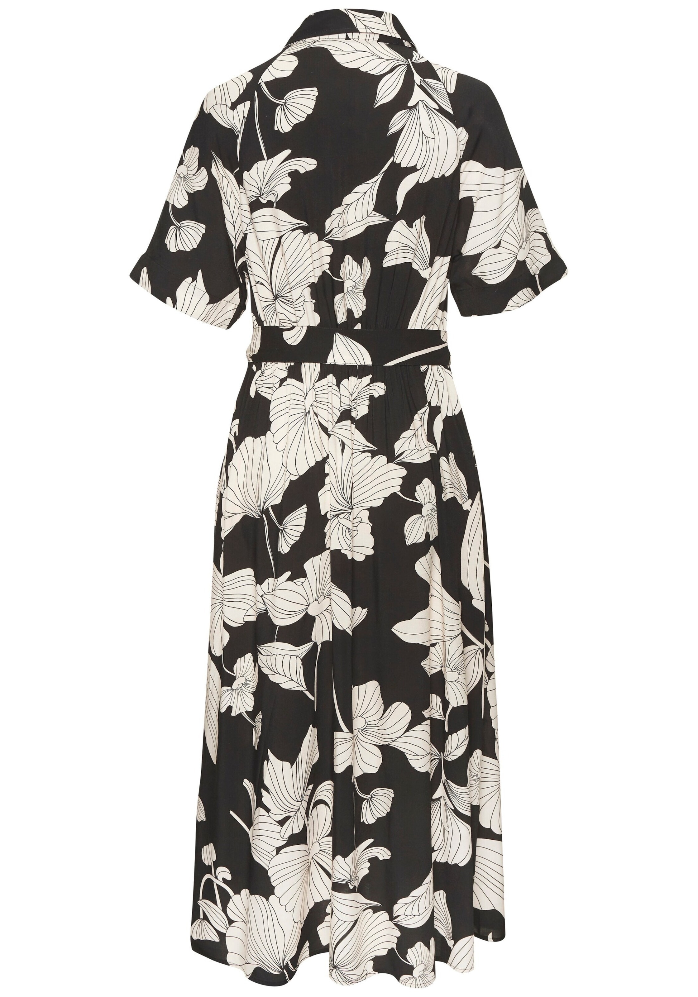 VIVANCE - Vestido camisero en negro