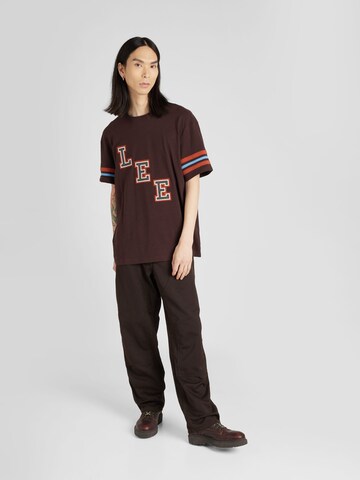 T-Shirt Lee en marron