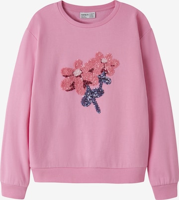 NAME IT Bluzka sportowa 'NKFNOSSO' w kolorze różowy: przód