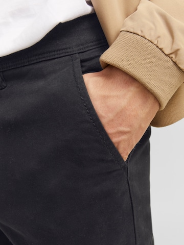 JACK & JONES - Slimfit Pantalón chino 'JJIMarco JJBowie' en negro