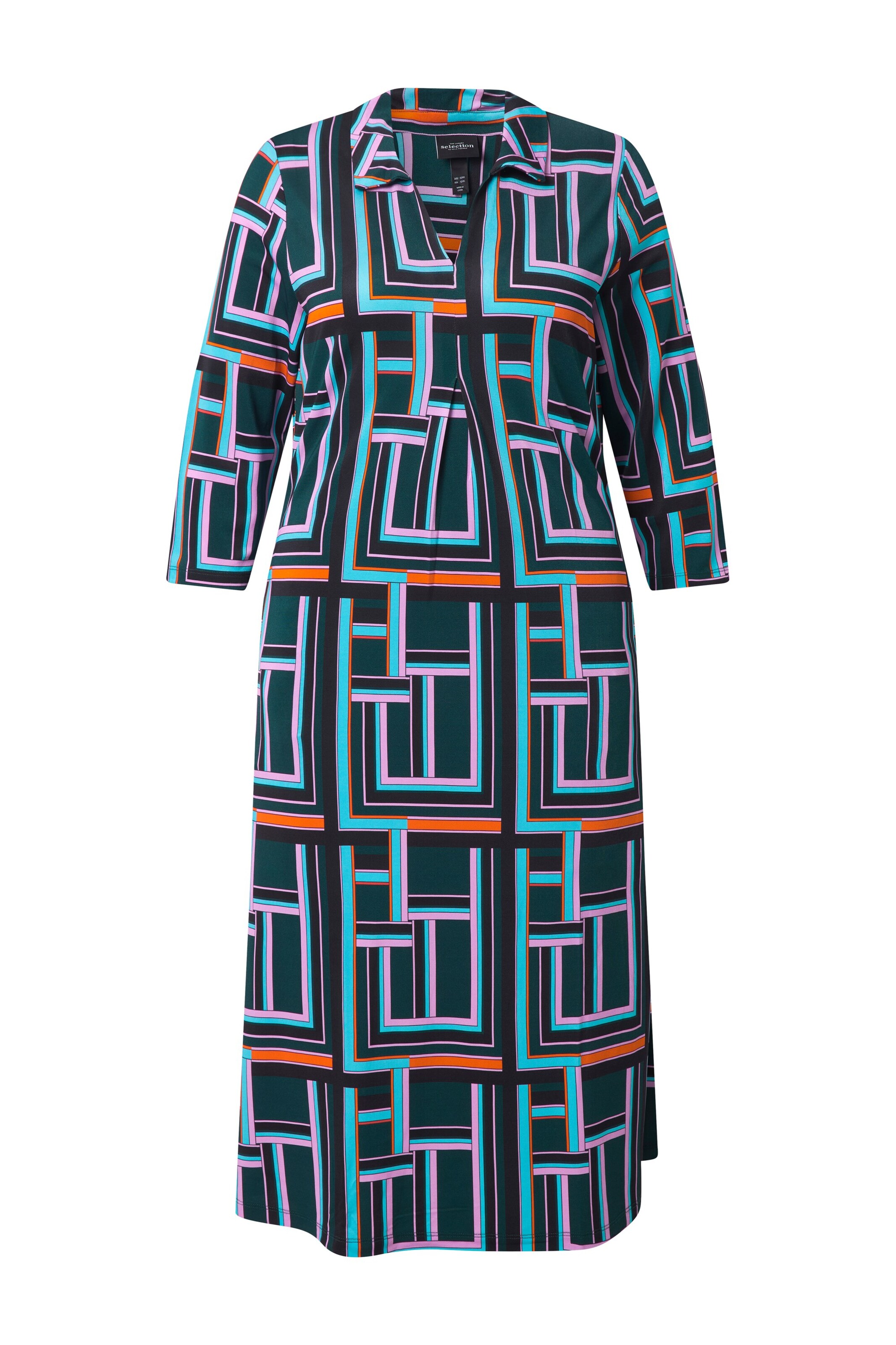 Ulla Popken Dress in Navy / Mixed colours, Item view
