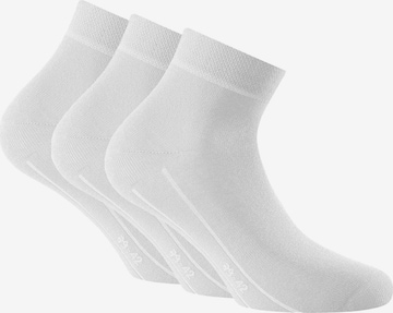 Chaussettes Rohner Socks en blanc : devant