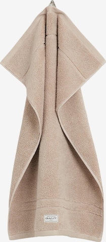 Serviette GANT en beige : devant
