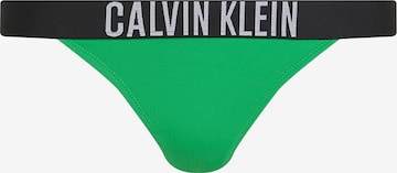 Bas de bikini 'Intense Power' Calvin Klein Swimwear en vert : devant