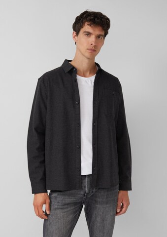 s.Oliver Regular Fit Hemd in Grau: Vorderseite