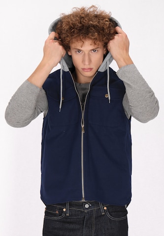 MO - Chaleco en azul: frente