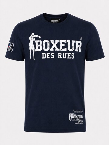 Boxeur des Rues Shirt‌ in Blau: Vorderseite
