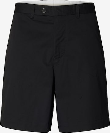 SELECTEDLoosefit Hlače 'SLHAXEL JARI' - crna boja: prednji dio