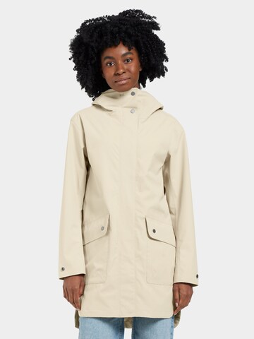 Didriksons Weatherproof jacket in Beige: front
