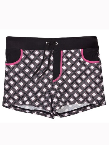 petit amour Badeshorts 'FREDERICO'‌‌‌‌‌ in Schwarz: Vorderseite
