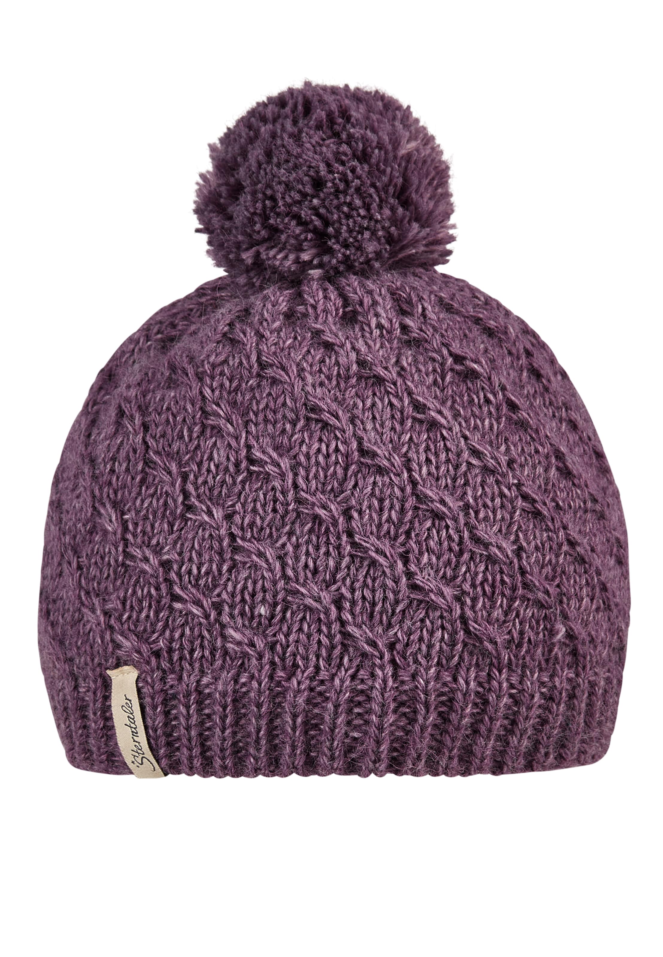 STERNTALER Beanie in Purple: front