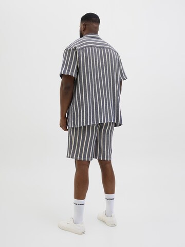Jack & Jones Plus Regular fit Button Up Shirt 'JORCoba' in Blue